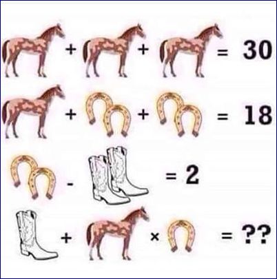 Horse Equation Riddle