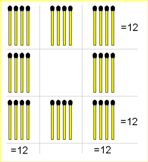 Maintain 12 Count of Matchsticks