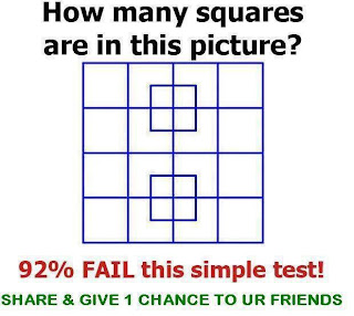 Count the number of squares